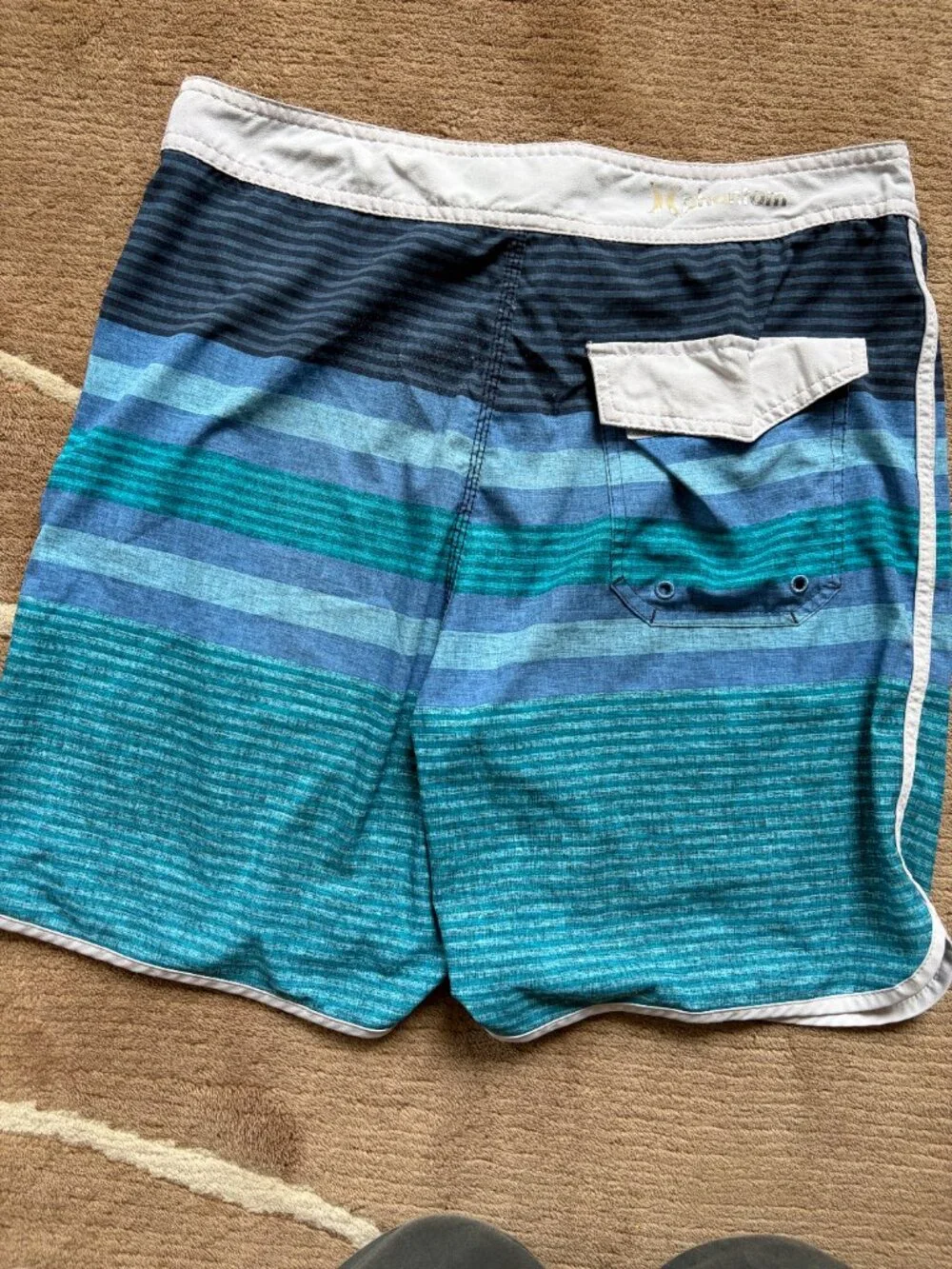 Hurley Mens Board Shorts Swim Trunks Logo Xphantom Size 31, inseam 7